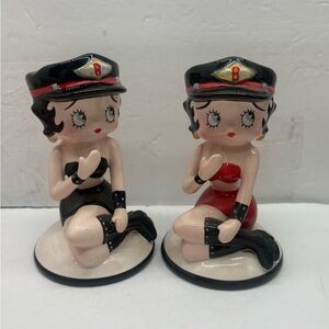 Betty Boop Biker Babes Salt and pepper shakers